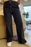  Luxury Wide Leg Magic Trouser Black